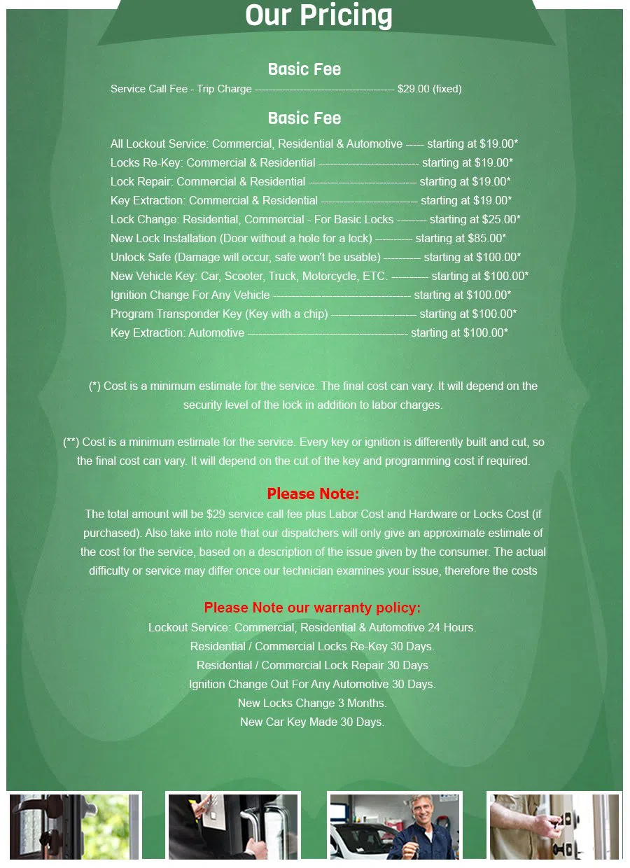 Baldwin Locksmith Store Milwaukee, WI 414-858-6446 - price-list-68-16mod